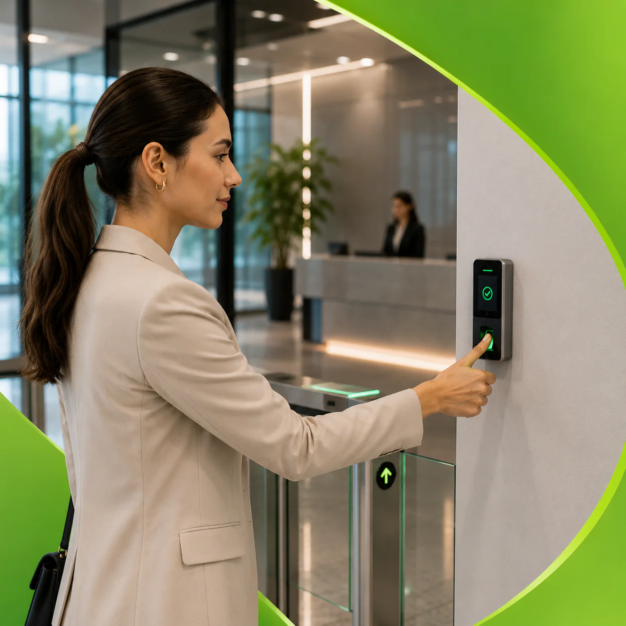 Biometria digital em leitor moderno