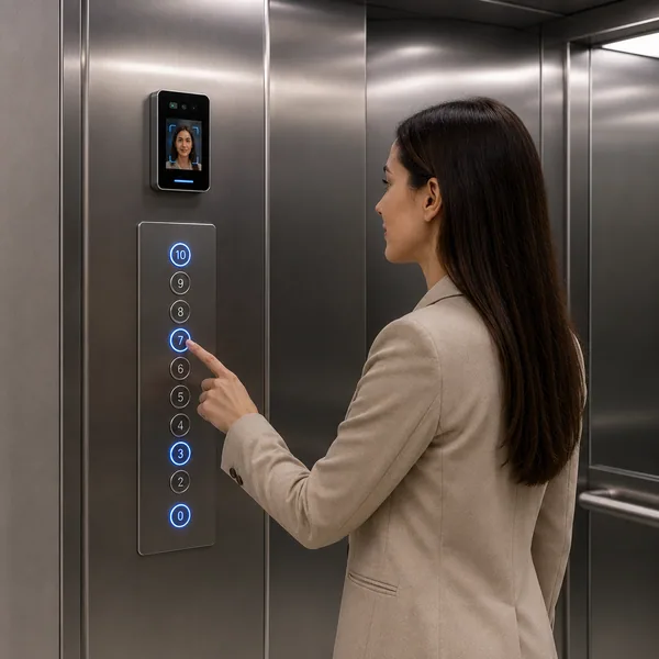 Controle de elevadores com acesso autenticado para usuários autorizados